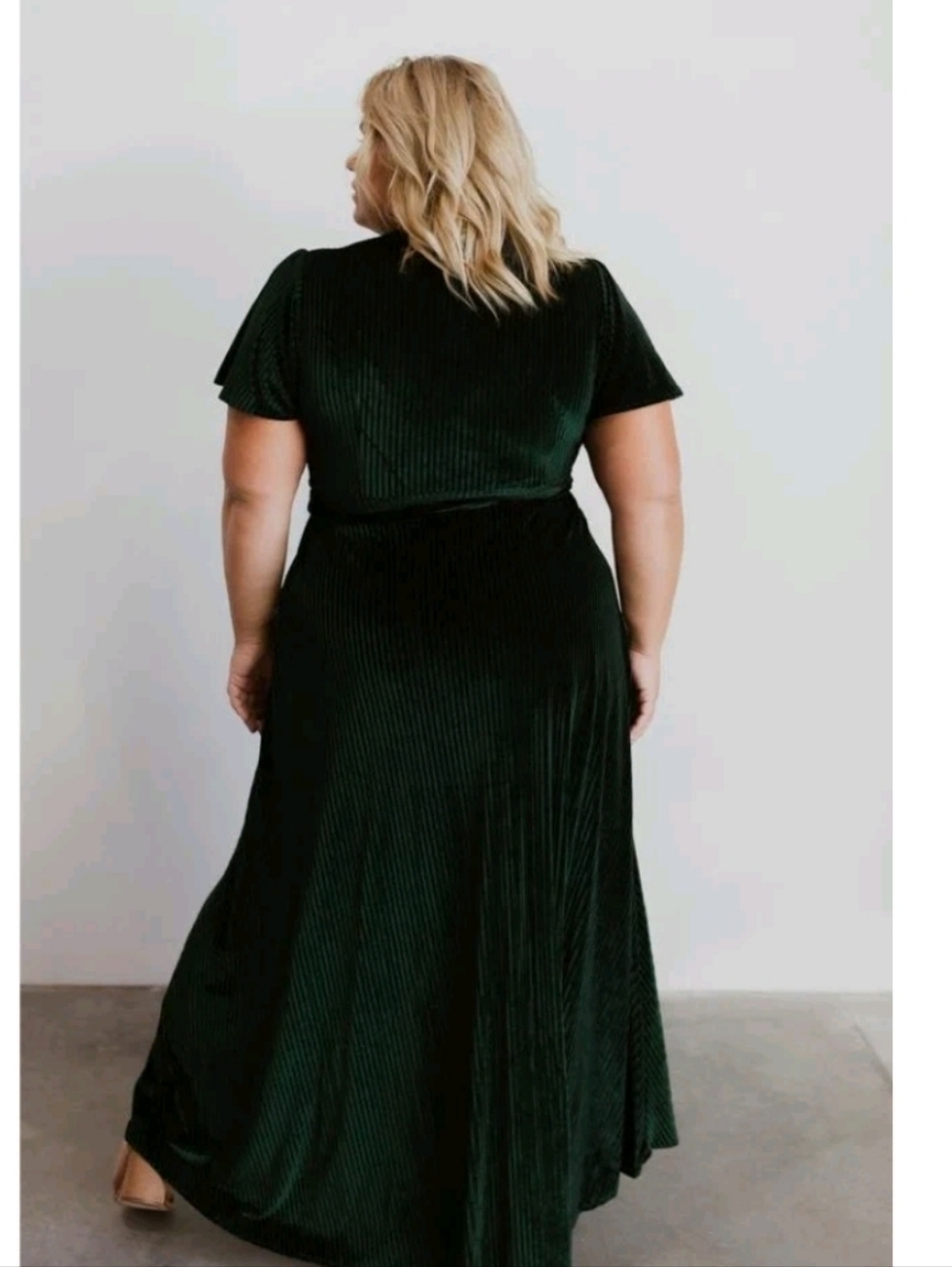 Baltic Born Emerald Green Wrap Maxi Dress - Picture 2 of 10